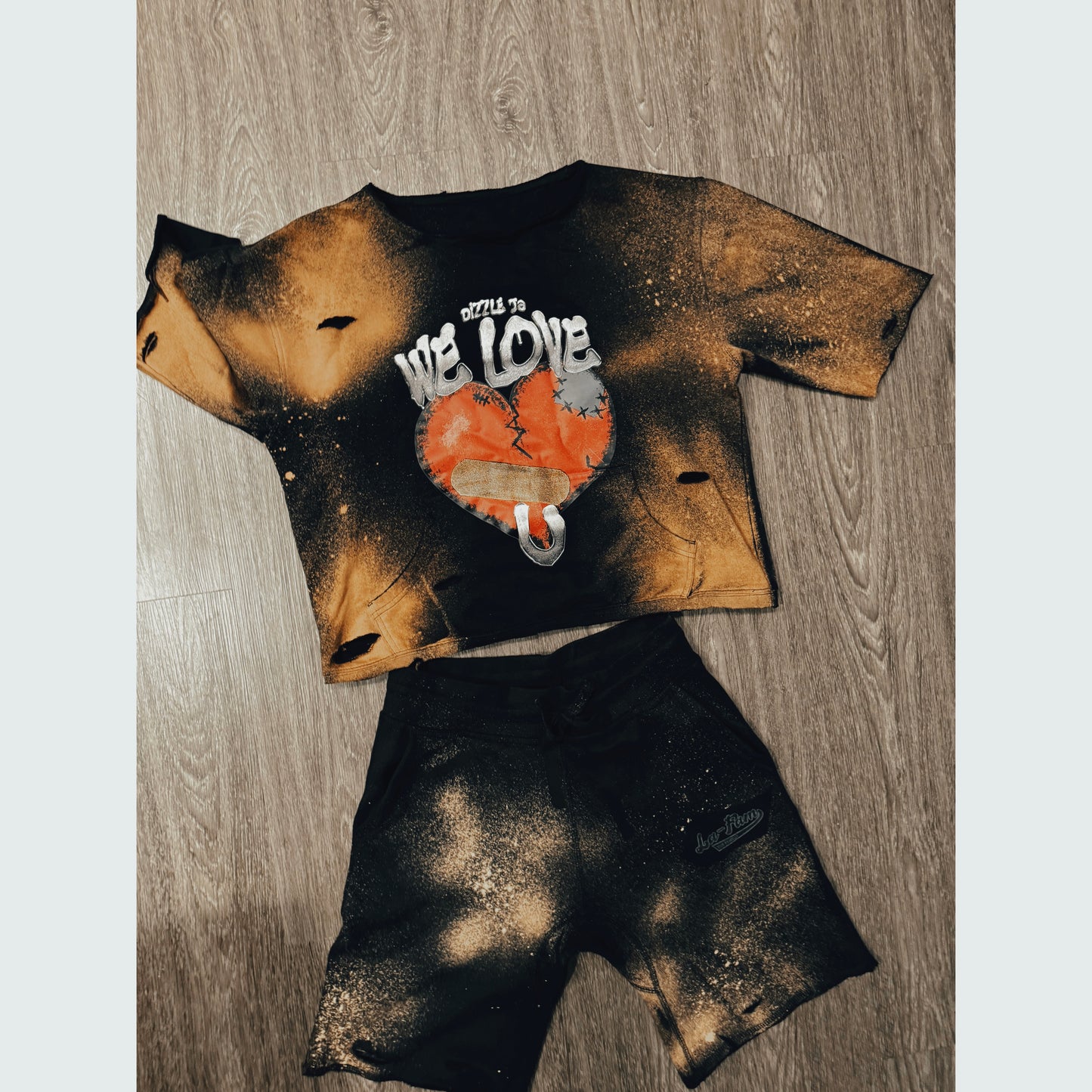 Custom Crop Air brush suit