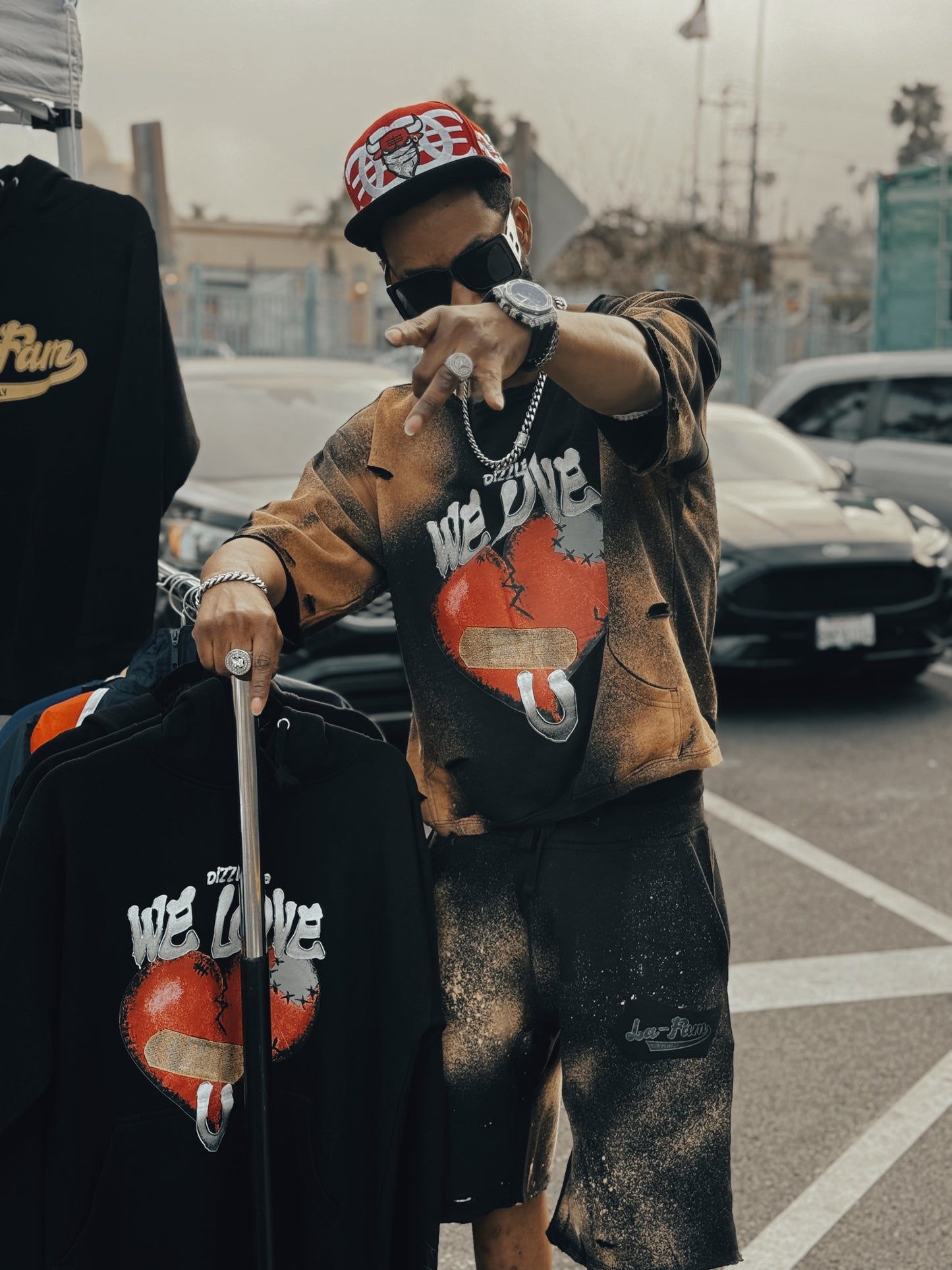Custom Crop Air brush suit
