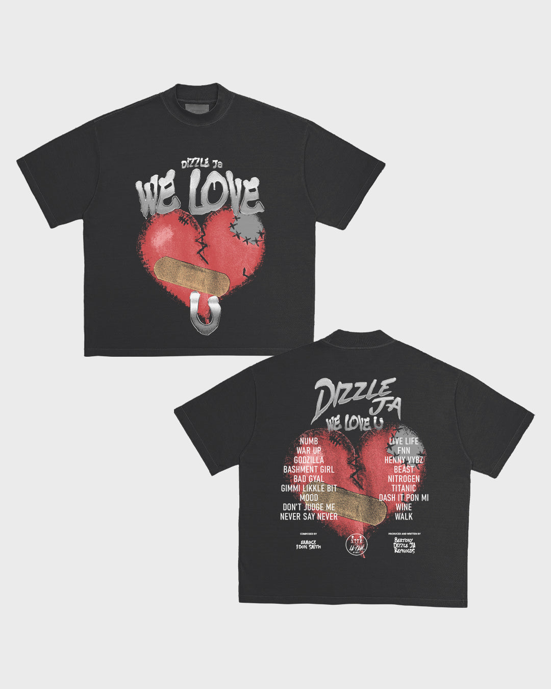 Dizzle JA We Love U T.Shirts