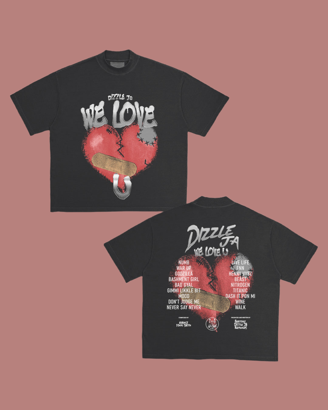 Dizzle JA We Love U T.Shirts